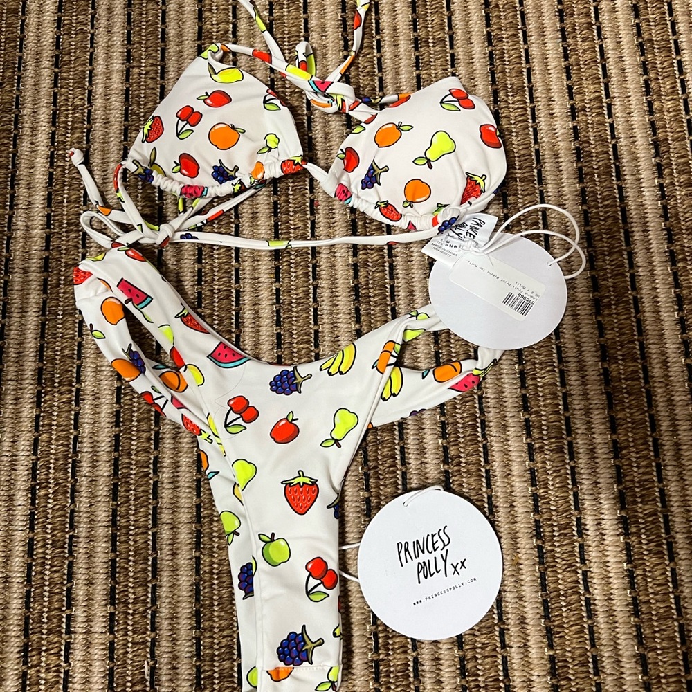 Princess polly bikini fruit print size 2